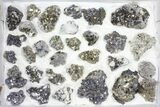 Wholesale Flat - Pyrite, Galena, Quartz, Etc From Peru - Pieces #96982-1
